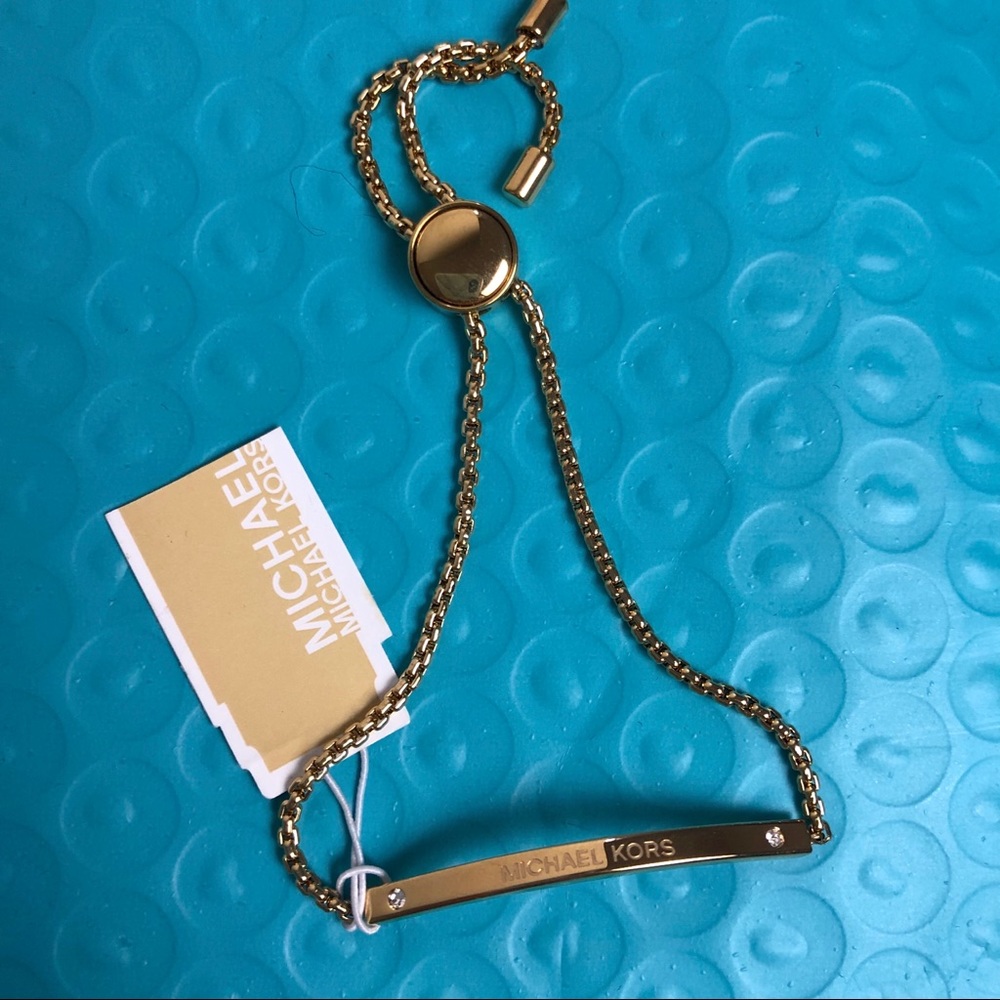Gold Michael Kors Adjustable Bracelet